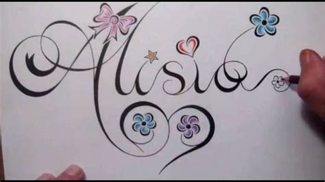 Cool Ideas To Write Letters How To Draw A Name In Fancy