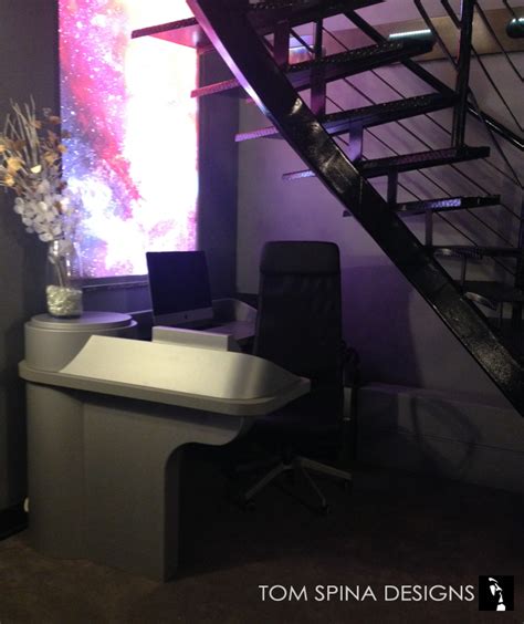 This poll will be specifically for the star trek decorations. Custom Star Trek Desk Inspired by Movie & TV Sets - Tom Spina Designs » Tom Spina Designs
