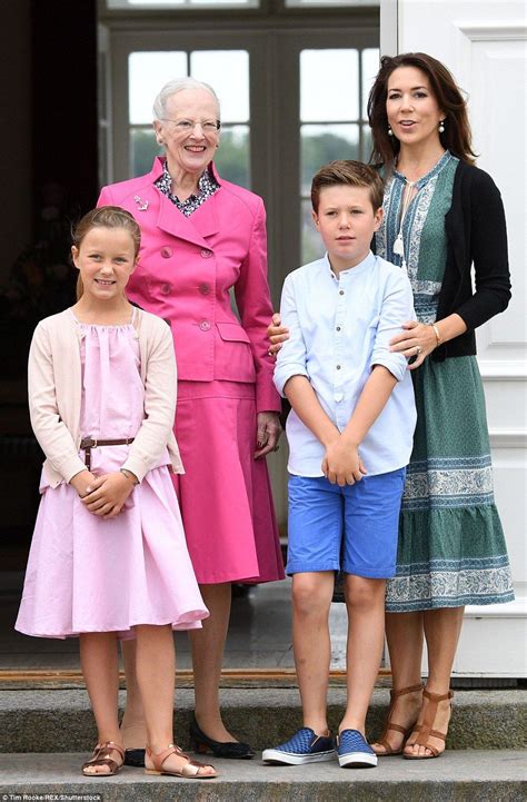 Danish Royals Pose For Annual Summer Portrait At Grasten Castle
