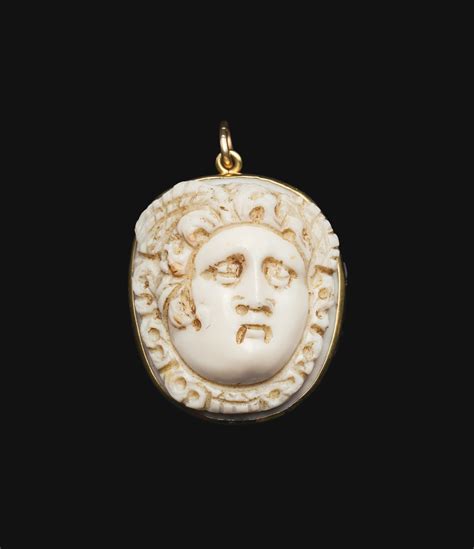 7 A Roman Onyx Cameo Of The Medusa Circa 2nd Century Ad