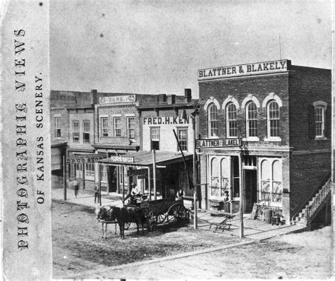 Street Scene In Junction City Kansas Kansas Memory Kansas Historical Society