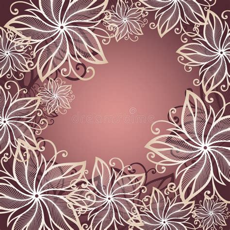 Vector Colored Floral Background Stock Vector Illustration Of Bloom