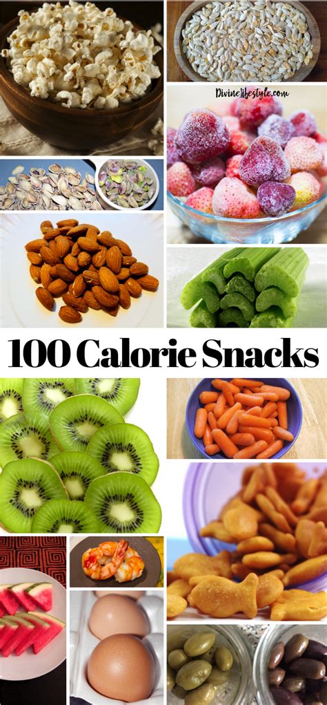 100 Calorie Snacks Delicious Eats Less Calories Divine Lifestyle Healthy Low Calorie Snacks