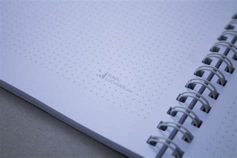 Custom made dot-grid book