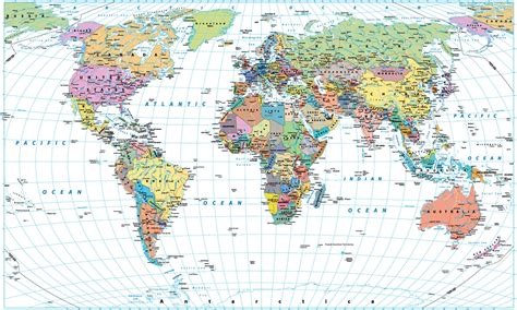 Best World Map Wallpaper Border Parade World Map With Major Countries