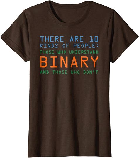 Funny Computer Nerd T Shirt Binary Code Geek By Zany