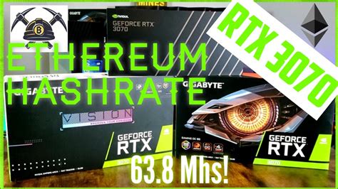 And remember, this post is not to deter ethereum miners but to present the facts of the current ethereum mining climate and profitability. RTX 3070 Mining Ethereum Hashrate | 3 different Cards ...