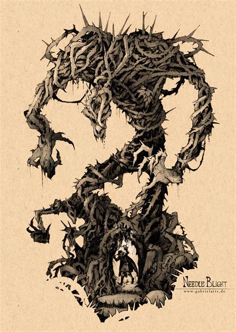 Dungeons And Dragons Monster I Needle Blight By Gabrieldevue On Deviantart