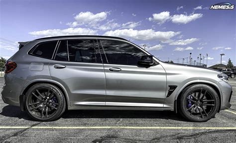 Bmw x3m g01 grey bc forged rz01 wheel