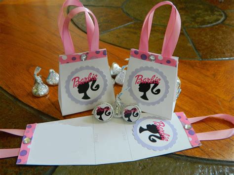 10 Count Barbie Purse Favors Personalized Party Favor Bags Birthday