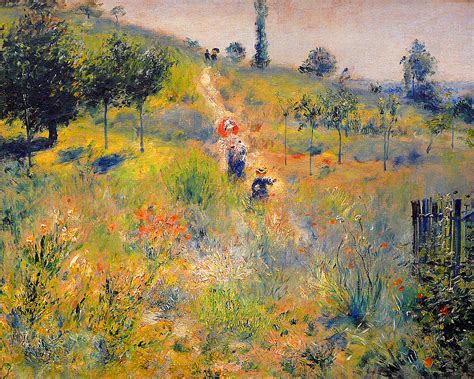 Pierre Auguste Renoir Country Footpath In The Summer Flickr