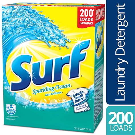 Surf Sparkling Ocean Laundry Detergent Powder 200 Loads 260 Oz