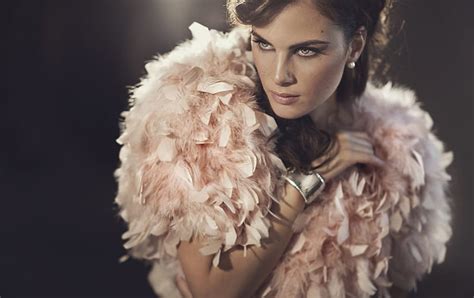 Model Girl Feather Fashion Woman Pink Hd Wallpaper Peakpx