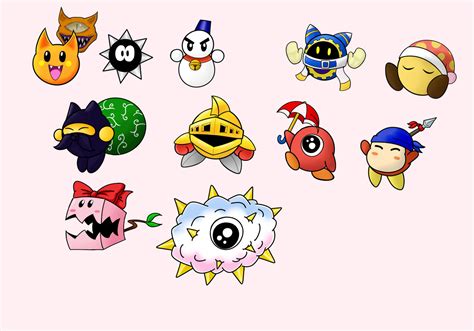 Kirby Enemies By Kumati Art On Deviantart