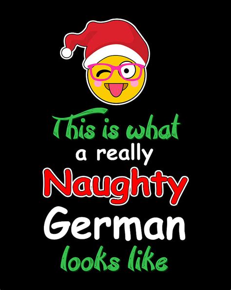German Germany Citizen Funny Naughty Christmas T Digital Art By