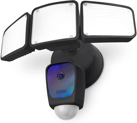 Home Zone Security Floodlight Camera Smart 24 Ghz 1080p Triple Head