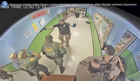 New Video Shows Police Waiting Inside Uvalde School As Gunman Shot Kids