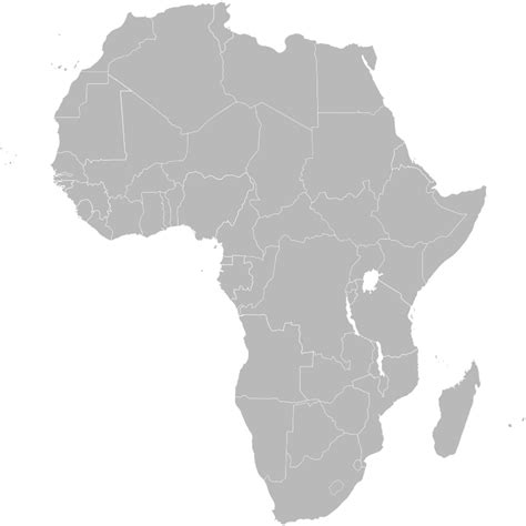 Free Clipart Outline Map Africa J Iglar