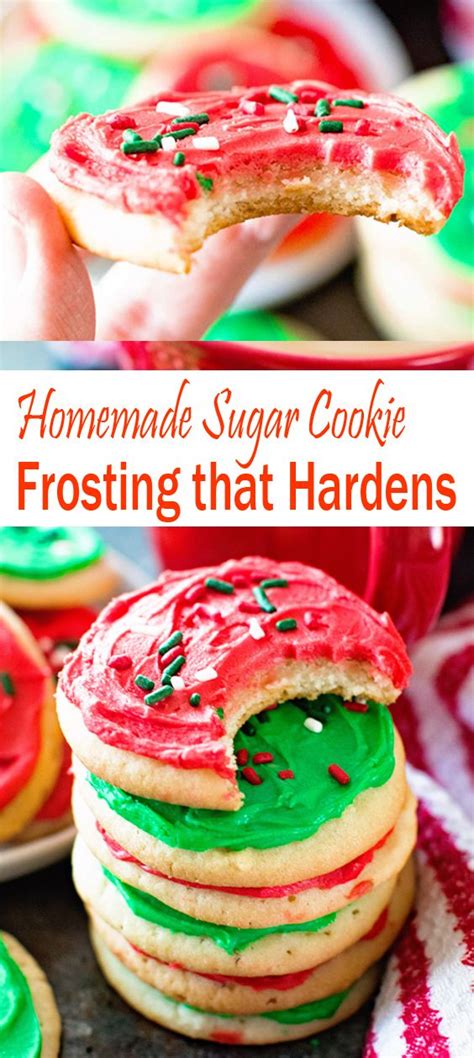 This keeps the frosting especially creamy and smooth for decorating. Homemade Sugar Cookie Frosting that Hardens in 2020 ...