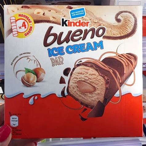 Bueno is a delicate chocolate bar with an indulgent taste. Kinder Bueno Ice Cream Bar Novi Je Sladoled Kojeg Ćemo ...