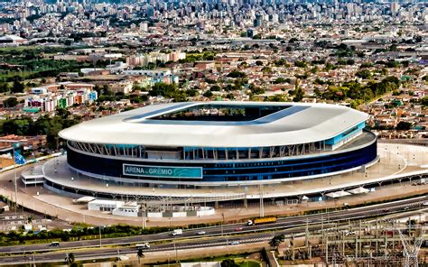 Detailed info about the dragon stadium tour, from the dressing and press rooms, to the breathtaking view from the vip area. Download wallpapers Arena do Gremio, Brazilian football ...