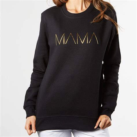 Mama Metallic Womens New Mum Mother Sweatshirt By Yeah Boo