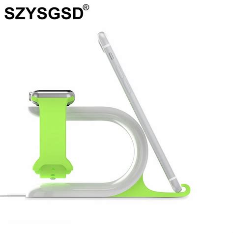 Szysgsd For Apple Watch Holder Phone Stand Desktop Charging Dock
