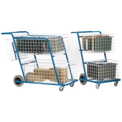 Wire mesh belt uses usda approved design and clean in place capacity make it much easier to keep the conveyor line hygienic. Mail Distribution Trolleys | Wire Mesh Trolleys