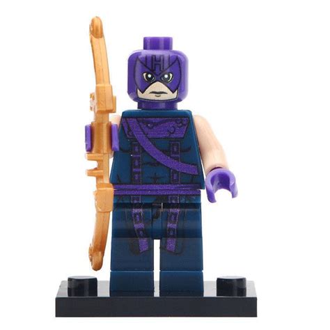 Hawkeye Marvel Comics Superhero Avengers Lego Minifigures Block T