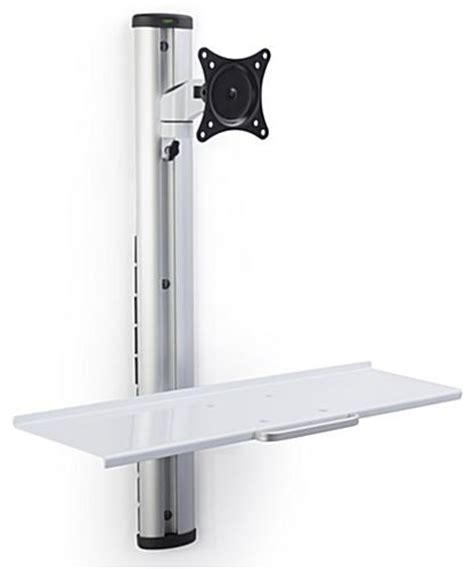 If this feature is important to you, make sure the model you opt for promises the most popular monitor arm mounting styles are either desk clamps or grommet mounts, followed by wall or ceiling mounts. Adjustable Wall Mounted Workstations | VESA Compatible