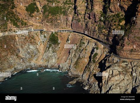Chapmans Peak Drive Cape Town South Africa Aerial Stock Photo Alamy