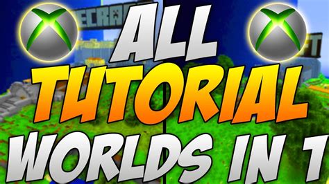 Minecraft Xbox 360 All Tutorial Maps In One World Wdownload Youtube