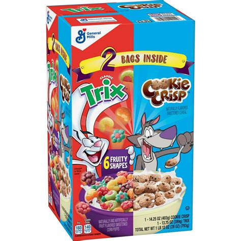trix cookie crisp cereal variety pack 28 oz