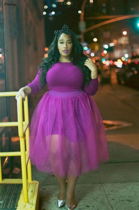 outfit style purple tulle skirt plus size clothing plus size model plus size date outfit