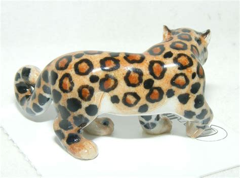 Little Critterz Miniature Porcelain Animal Figure Amur Leopard Siberia