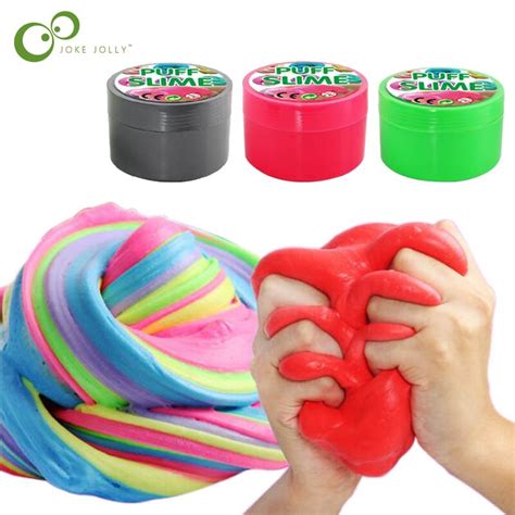 100ml Dynamic Fluffy Slime Plastic Light Clay Colorful Modeling Polymer Clay Sand Fidget