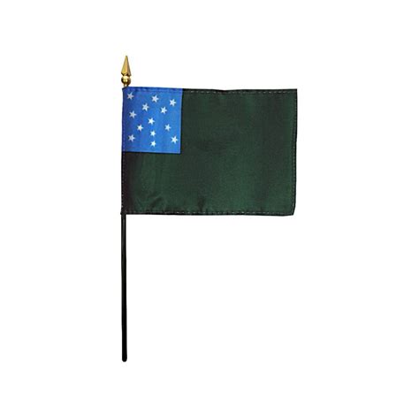 Green Mountain Boys Stick Flag Kengla Flag Co