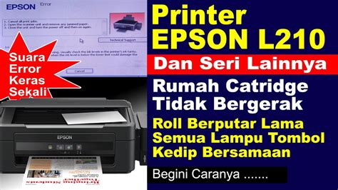 Cara Mengatasi Printer Epson L Lampu Tinta Berkedip Serviceinfos My