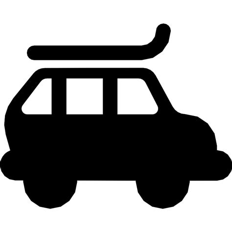 Car With Roof Rack Vector Svg Icon Svg Repo