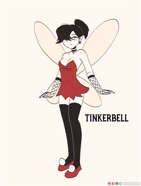 Simple Goth Tinkerbell Nsfw By Keetydraws From Patreon Kemono