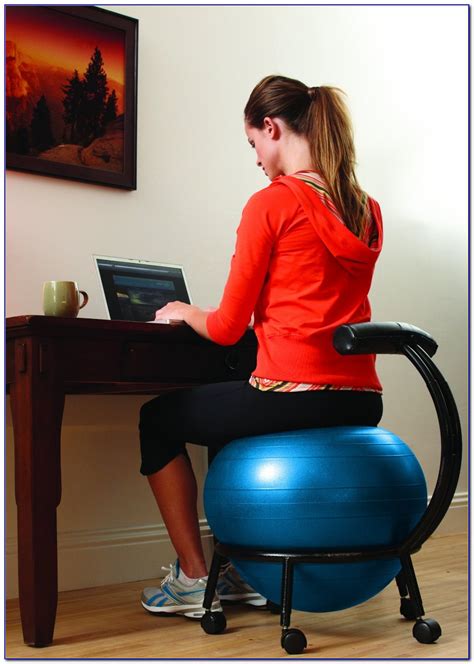 Yoga Ball Exercises At Your Desk Desk Home Design Ideas