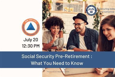 Social Security Pre Retirement What You Need To Know Nyc Mea Nyc