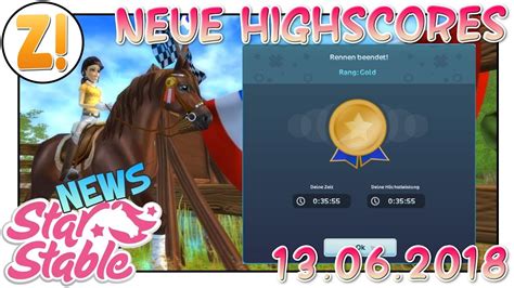 Star Stable Update Sso Neue Highscores Update 13062018 Youtube