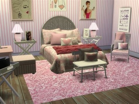 Merry Christmas My Pink Dreams Bedroom Sims 4