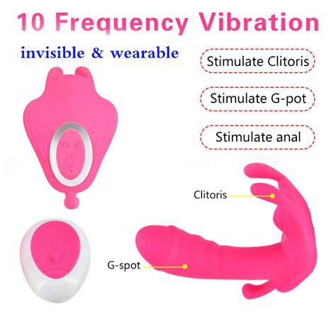 remote control panties wearable vibrator wireless dildo massager recharge pink ebay