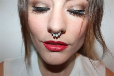 Diy Fake Septum Or Nose Ring Video Tutorial I Watched The Whole Thing