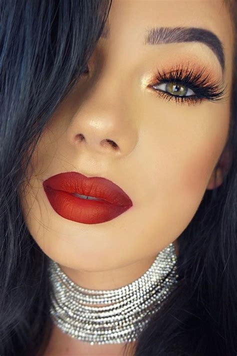 48 red lipstick looks get ready for a new kind of magic red lipstick looks red lip makeup