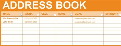20 Free Printable Address Book Templates Excelwordpdf Templatedata