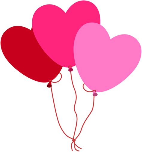 Clipart Of Hearts And Balloons