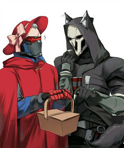 Reaper And Soldier 76 Cute Wallpaper Overwatch Wallpaper Overwatch Reaper Overwatch Comic